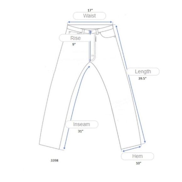 Rock Revival Avery Jeans Women's Size 27 Blue Straight Stretch Embroidered Denim - Picture 2 of 8